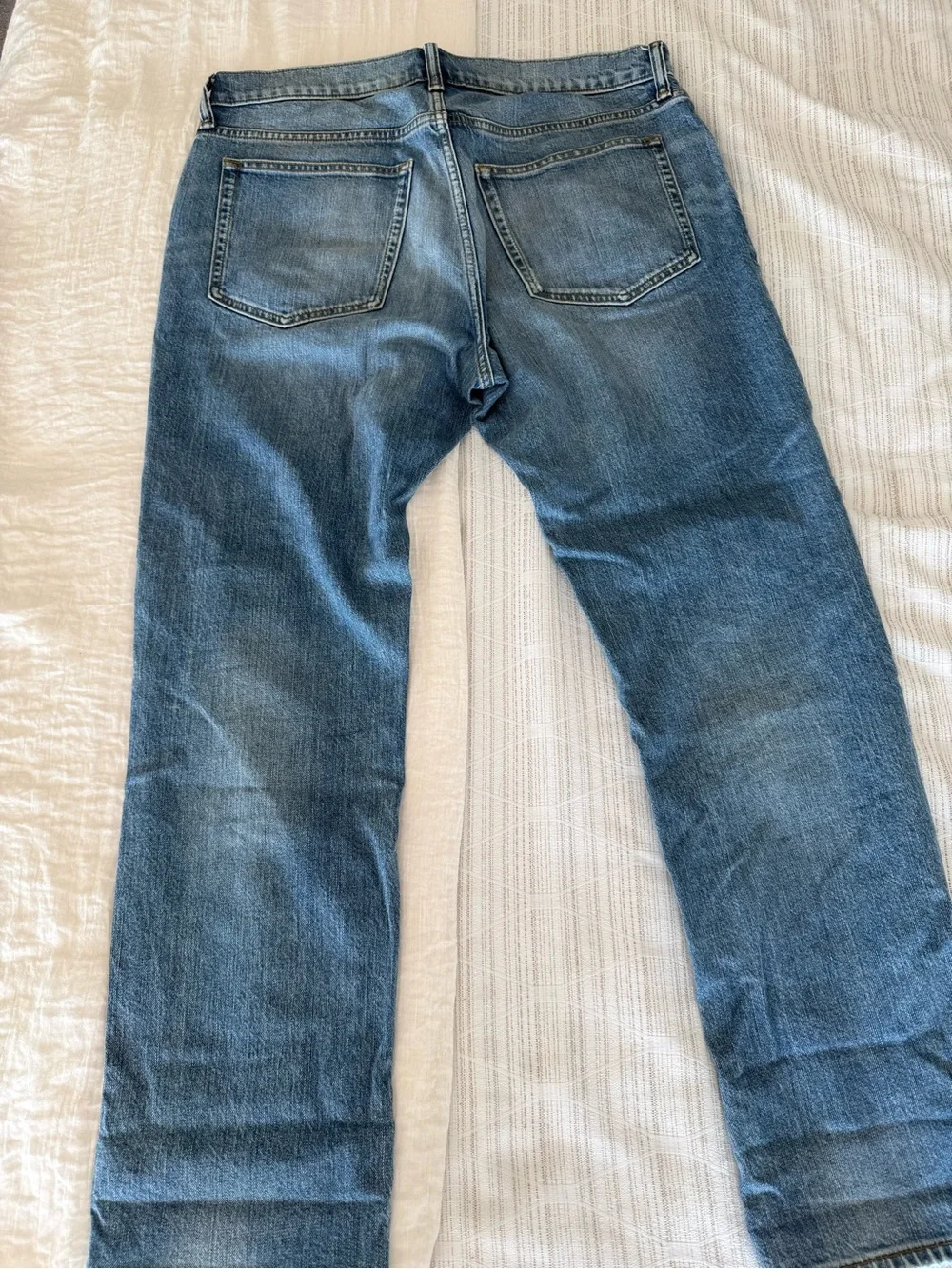 J. Crew Men's Light Blue Straight Jeans